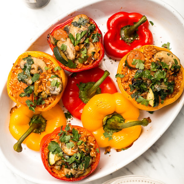 Meat Free Mondays- Stuffed Peppers