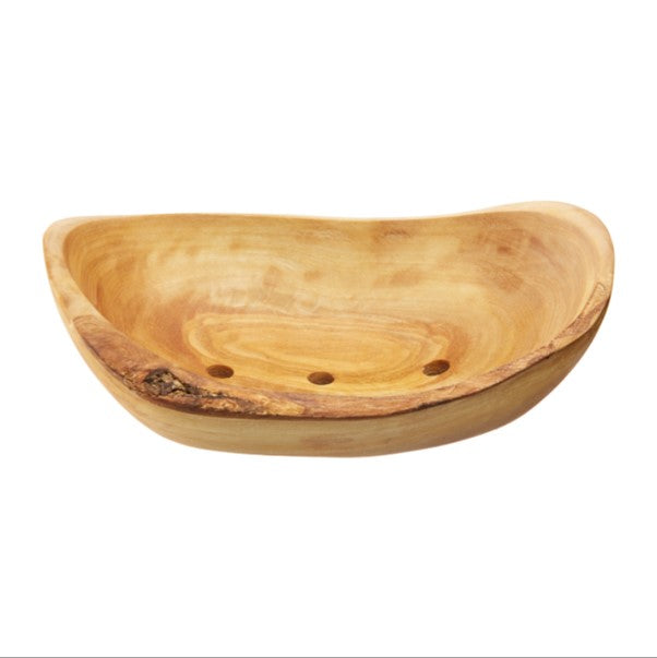 Olive Wood Soap Dish- Large